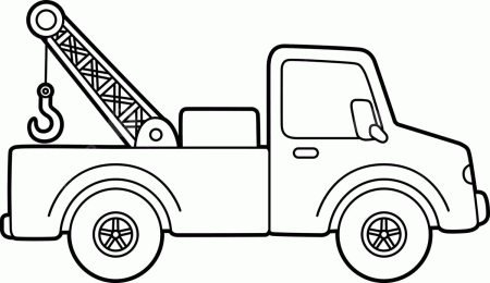 Tow Truck Coloring Page Isolated For Kids Book Isolated Color Vector, Book  Drawing, Truck Drawing, Ring Drawing PNG and Vector with Transparent  Background for Free Download