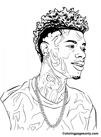 Blueface Coloring Pages - Coloring Pages For Kids And Adults