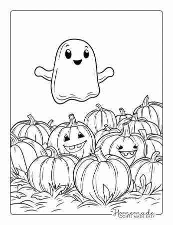 20+ Free Ghost Coloring Pages for Kids ...