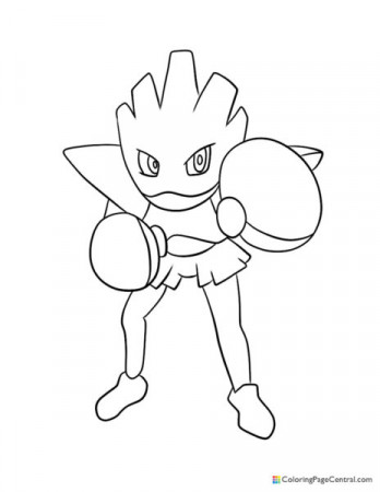 Hitmonchan | Coloring Page Central