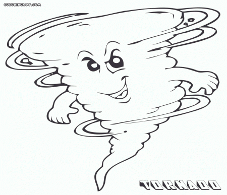 Tornado coloring pages to download and print for free