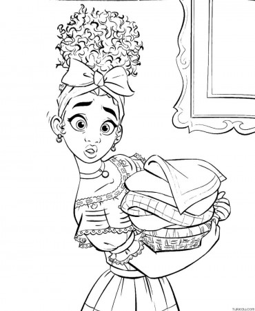 Dolores Encanto Coloring Page » Turkau