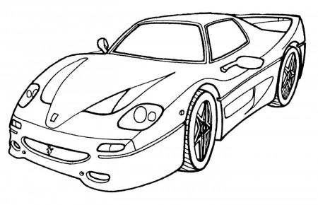 Racing cars coloring pages | Free download and print