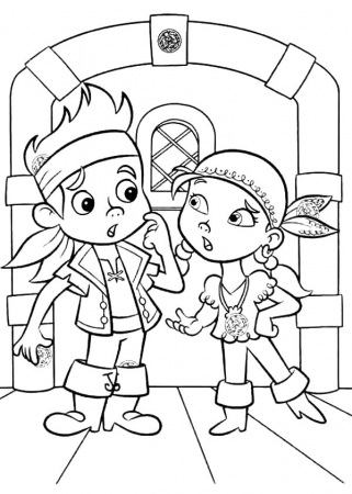 Pin on Jake And The Neverland Coloring Page