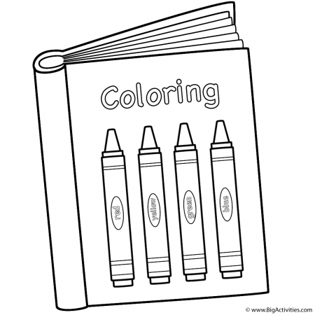 Crayon Coloring Pages - Coloring Pages For Kids And Adults