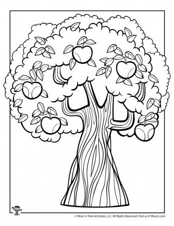 Apple Tree Coloring Page | Woo! Jr. Kids Activities : Children's Publishing