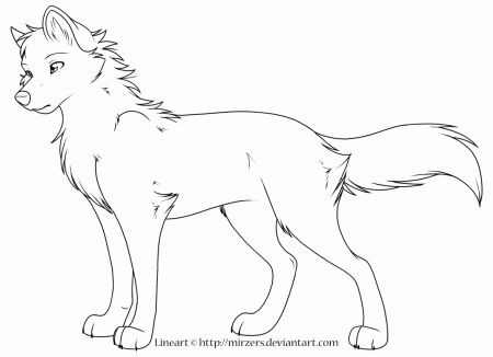Free Coloring Pictures Of Wolves - High Quality Coloring Pages