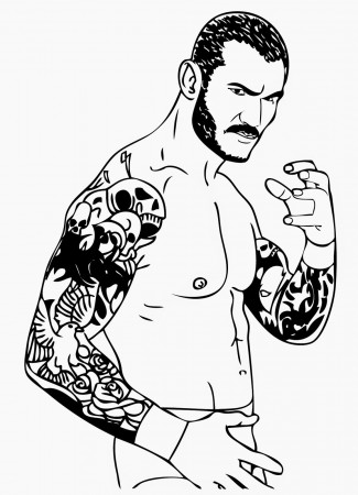Wwe Printable - Coloring Pages for Kids and for Adults