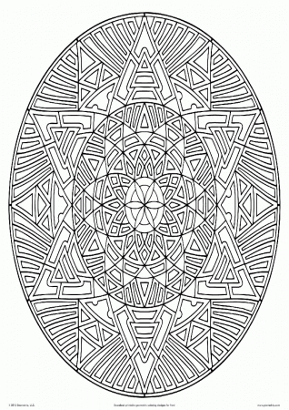 Free Printable Coloring Pages Geometric Designs | Best Coloring ...