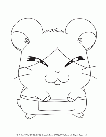 Desenho Do Hamtaro - AZ Dibujos para colorear