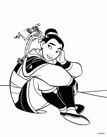 Meeko's Mulan Page - Coloring Pages