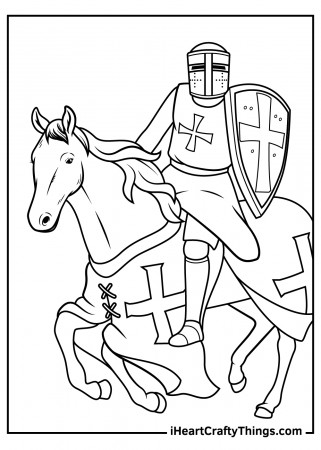 Knight Coloring Pages (Updated 2022)