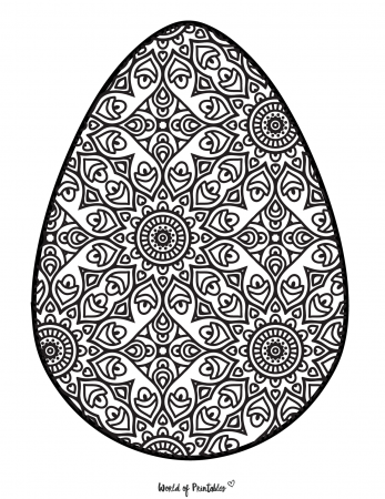 Easter Coloring Pages | 42 Fun Easter Printables - World of Printables