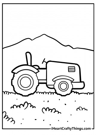 Printable Tractor Coloring Pages (Updated 2022)