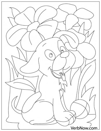 Free PUPPY Coloring Pages for Download (Printable PDF)