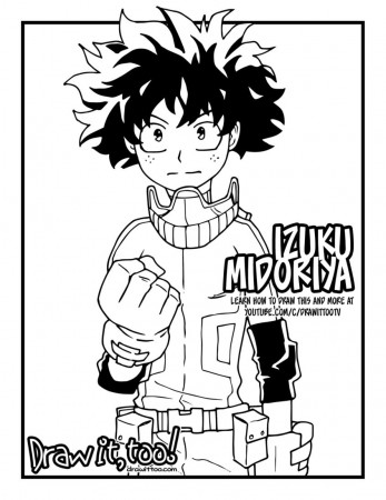 Almight My Hero Academia Coloring Pages