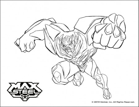 Max steel to print - Max Steel Kids Coloring Pages