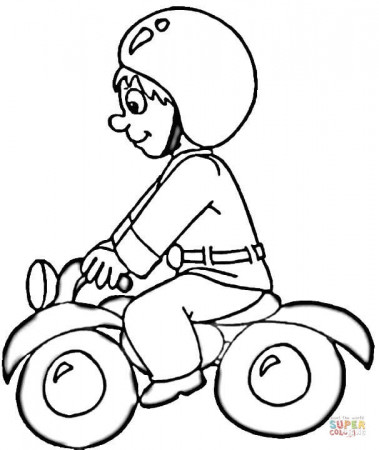 Bike Helmet coloring page | Free Printable Coloring Pages