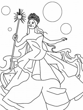 Coloring page Wicked : Glinda 2