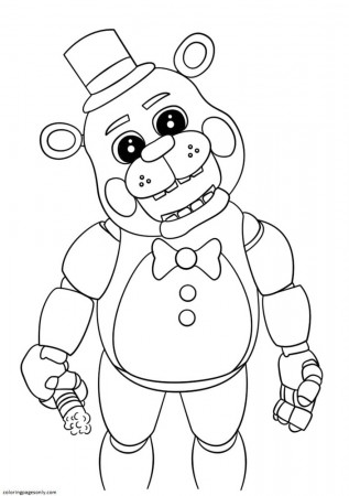 Cute Five Nights at Freddy's Coloring Pages - Five Nights At Freddy's  Coloring Pages - Coloring Pages For Kids And Adults
