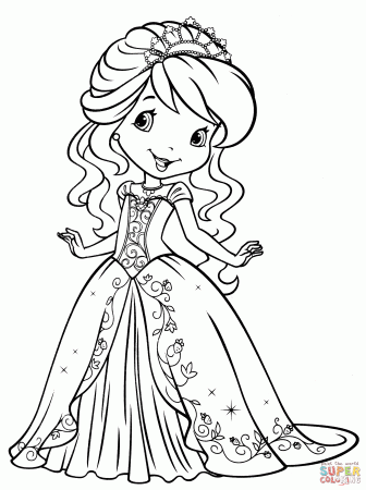 Strawberry Shortcake coloring page | Free Printable Coloring Pages