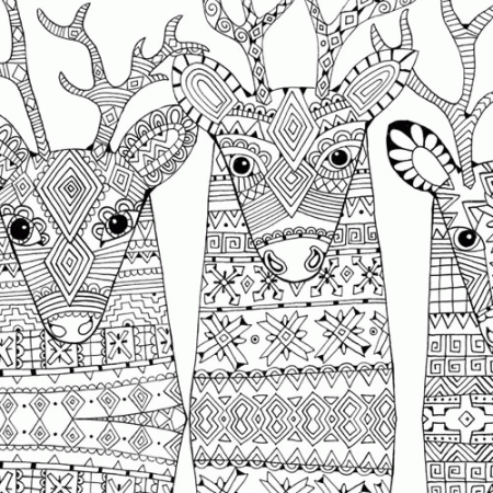 Christmas Coloring Pages for Adults – coloring.rocks!