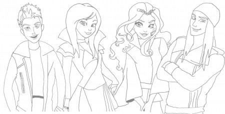 Coloring Pages : Disneydants Coloring Pages Pictures To Print Mal And Evie  Celia Excelent Disney Descendants Coloring Pages Photo Ideas ~ Ny19 Votes