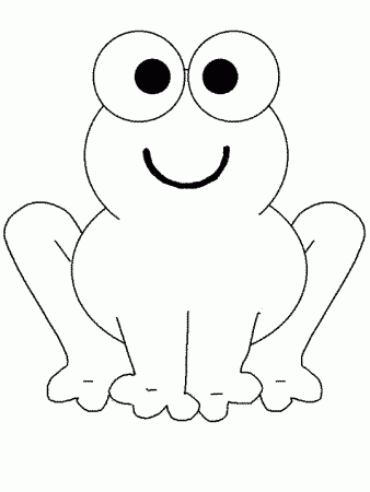 cute frog coloring pages - Printable Kids Colouring Pages