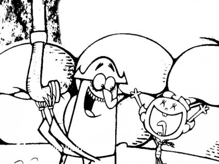 Flapjack Coloring Page