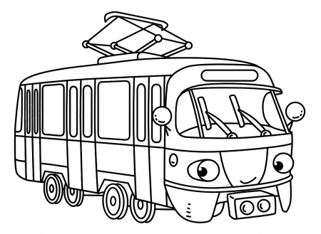 Bus Line Drawing Coloring Book - Free image on Pixabay