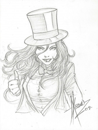 ZATANNA BY DALE KEOWN ORIGINAL ART SKETCH COMMISSION Hulk Pitt Darkness  Pencil comic art auction | Comic art, Comic book drawing, Comic books art