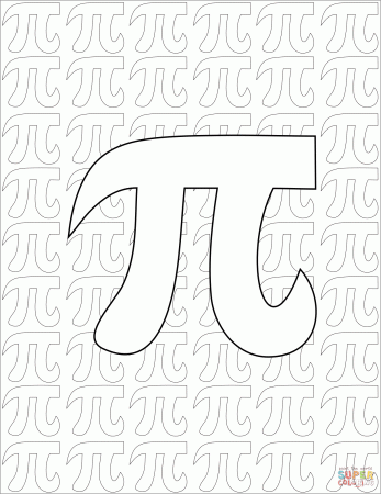 Pi Day Pattern coloring page | Free Printable Coloring Pages