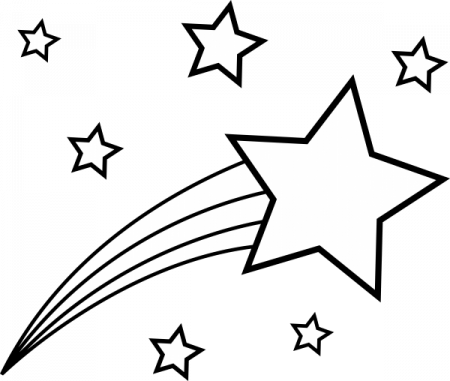 Free Shooting Star Coloring Pages, Download Free Shooting Star Coloring  Pages png images, Free ClipArts on Clipart Library