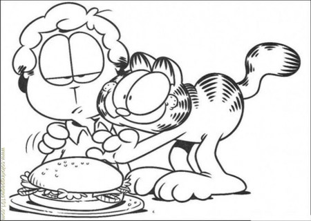 Naughty Garfield Coloring Page for Kids - Free Garfield Printable Coloring  Pages Online for Kids - ColoringPages101.com | Coloring Pages for Kids