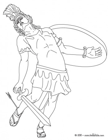 Achilles' heel coloring pages - Hellokids.com