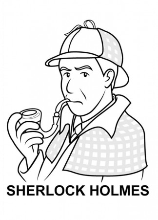 Sherlock Holmes Coloring Pages - Free Printable Coloring Pages for Kids