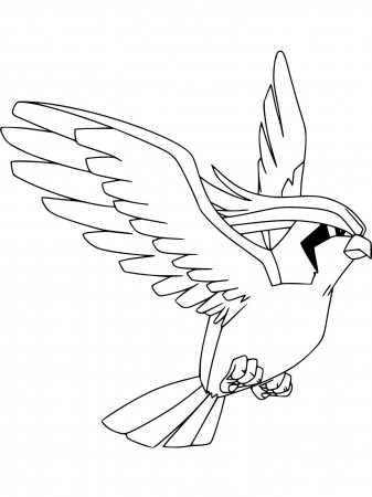 Pokemon Pidgeotto coloring pages - Free Printable
