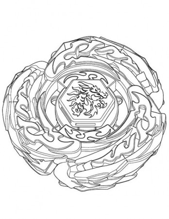 Spryzen Beyblade Colouring Pages - Free Colouring Pages