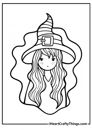 Printable Witch Coloring Pages (Updated 2023)