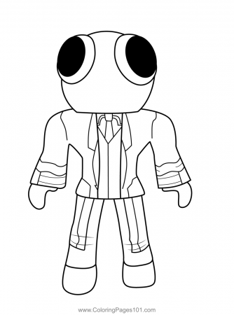 Red Rainbow Friends Roblox Coloring Page for Kids - Free Roblox Printable Coloring  Pages Online for Kids - ColoringPages101.com | Coloring Pages for Kids