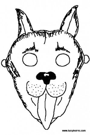 dog mask - Clip Art Library