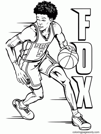 Basketball Coloring Pages - Coloring Pages For Kids And Adults