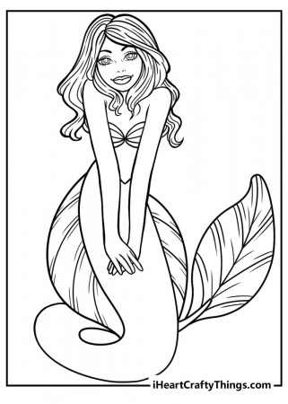 Mermaid Coloring Pages - 40 Magical Designs 100% Free (2023)