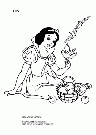 Other ~ Printable Disney Princess Coloring Pages Snow White ...