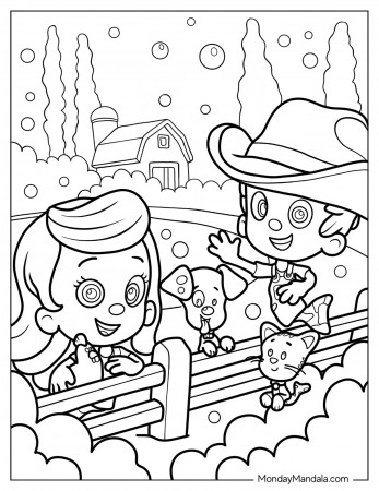 22 Bubble Guppies Coloring Pages (Free ...