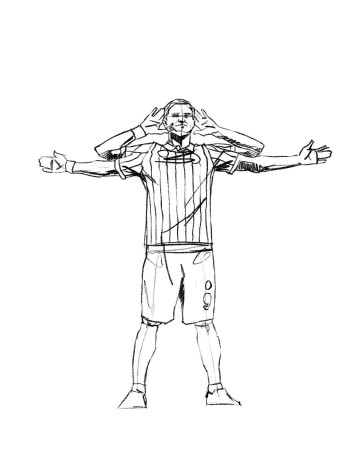 Icardi coloring pages