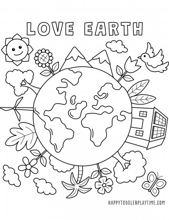 Free Earth Day Printable Coloring Pages ...