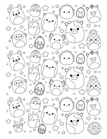 Squishmallow Coloring Pages | Mandala zum ausdrucken, Ausmalbilder zum  ausdrucken, Einfache dinge zum zeichnen