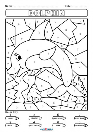 Free Color by Number Worksheets ...