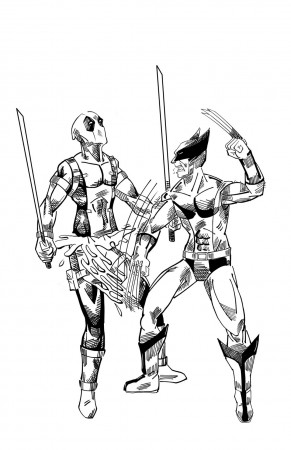 Wolverine VS Deadpool by me : r/xmen